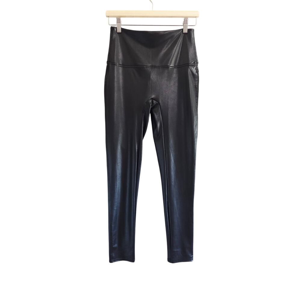 NWOT Jane and Bleecker Women's High Rise Soft Faux Leather Leggings XL Black